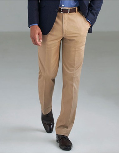 BRO-8806-Business Casual Denver Mens Classic Fit Chino